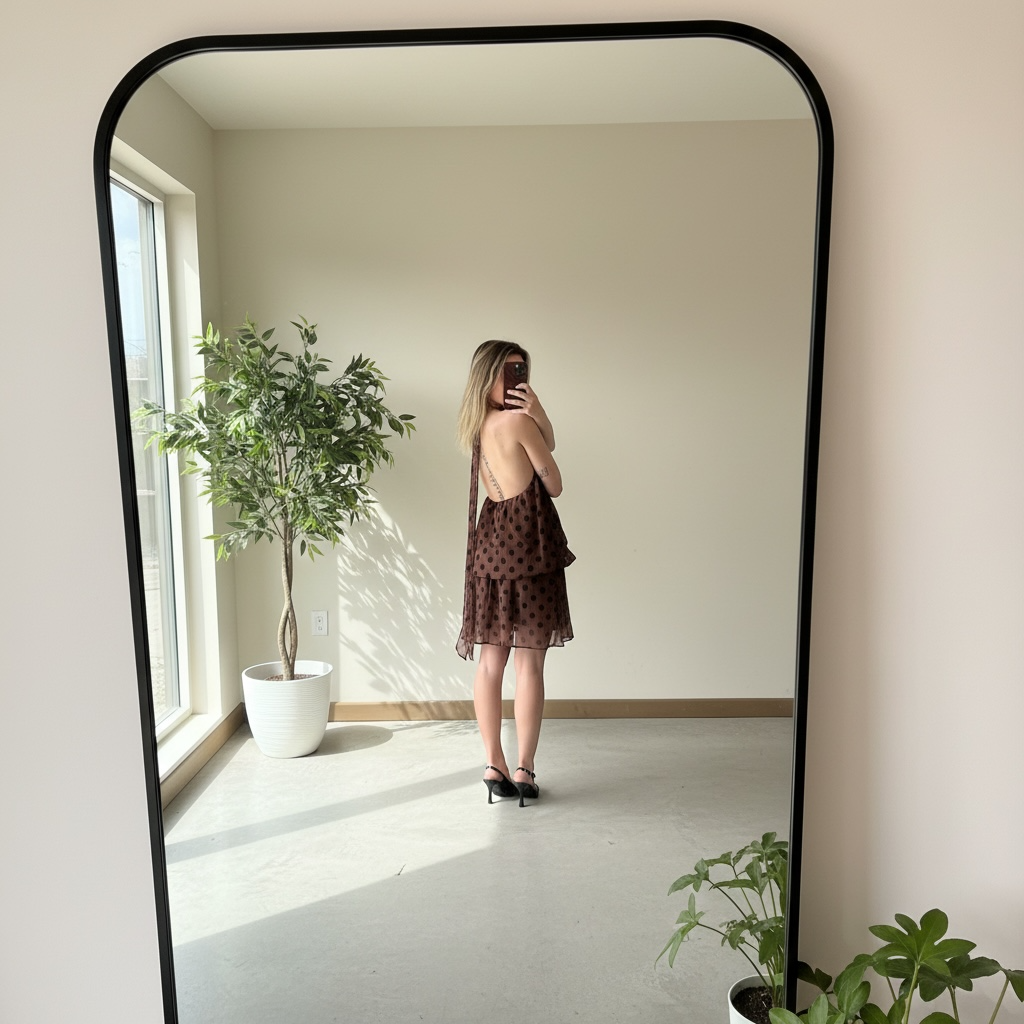 Robe Dos Nu à Pois